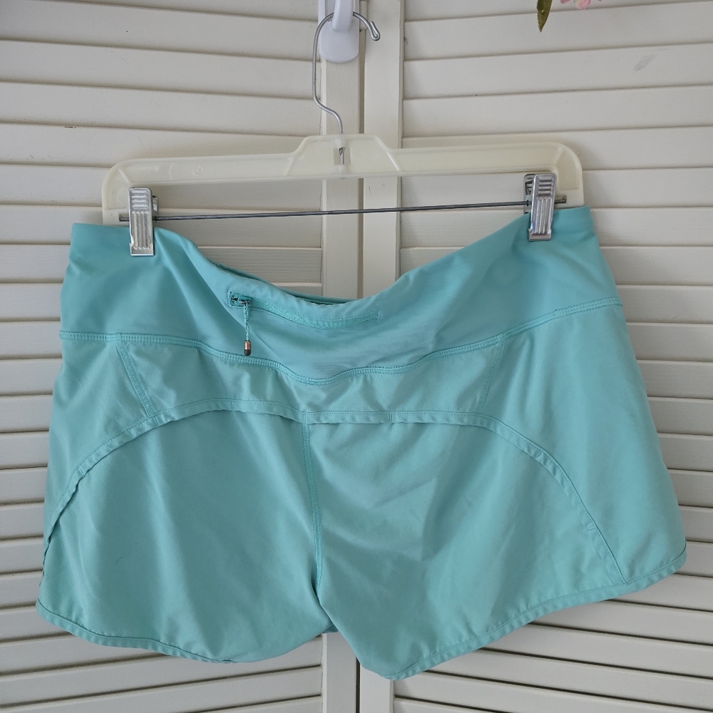 2 pairs Lululemon Women’s Performance Running Shorts - Deep Teal And Navy. - Picture 4 of 6